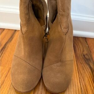 Tan Toms Suede Ankle Boots